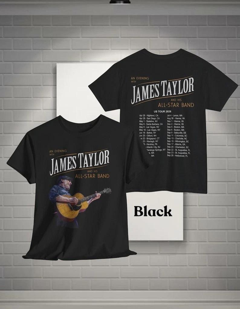 Apparel Concert Tour 2026 James Taylor - Merch & Gift Fans James Taylor