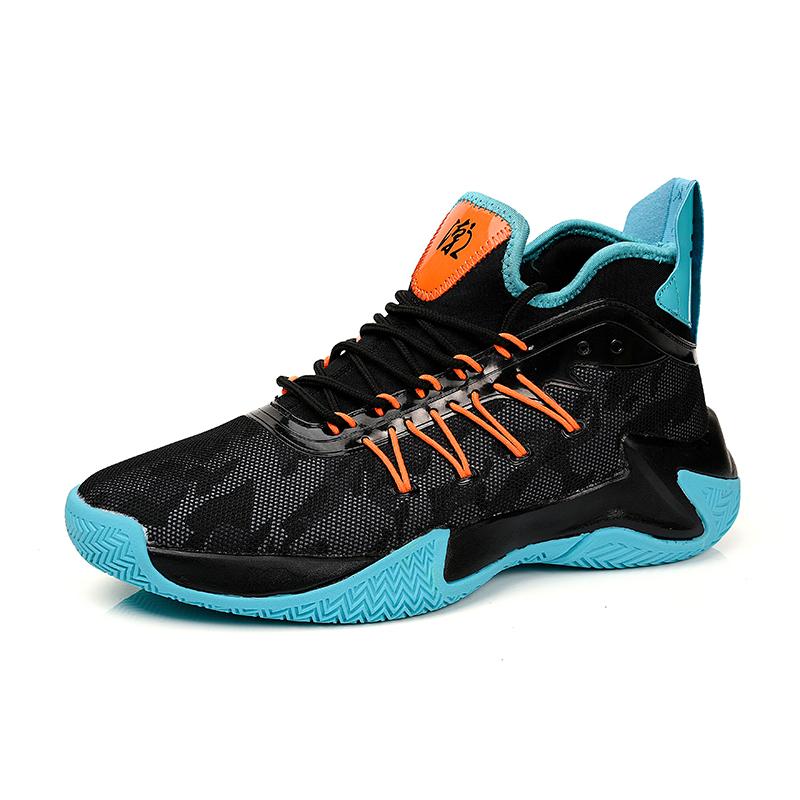 Running Shoes Men Breathable Anti-Slip Basketball Shoes Men Comfortable Soft Lightweight Wear-Resistant Lace-Up Sports Shoes Men