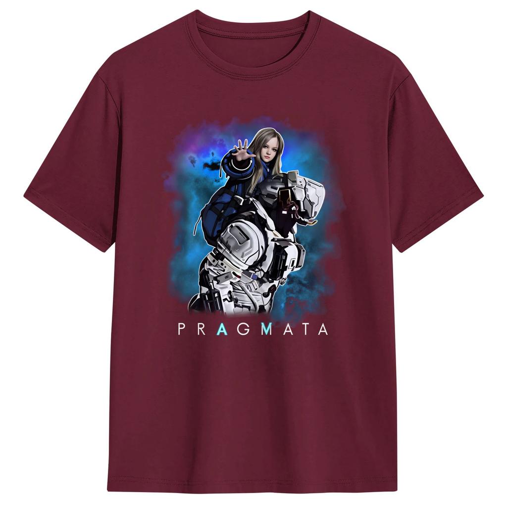 Pragmata Diana Scifi Gamer TShirt Unisex  Aesthetic TShirts Summer O Neck Novelty Tees Print Oversized Clothes