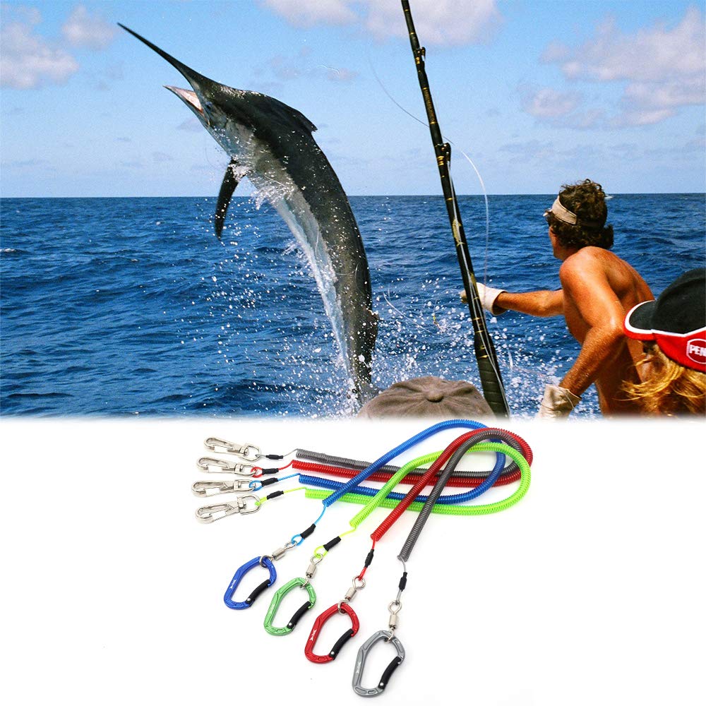 Спиральный шнур HERCULES, витой шнур с проволокой, максимальная грузоподъемность 27 кг, рыболовная удочка, резинка для удилища, спиральный шнур из проволоки, не ржавеющий эластичный шнур