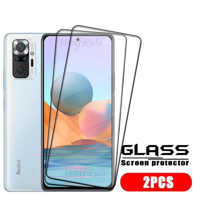 1/2/3/4PCS Full Cover Glass For Redmi Note 10 Pro Glass Xiaomi Redmi Note 10 Pro Glass 9H HD Screen Protector Redmi Note 10 Pro