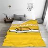 Gudetama Lazy Egg Cartoon Blankets Lie Down Fleece Awesome Warm Throw Blanket for Home All Season Car