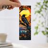 Wear-resistant Bookmark Stained Glass Flower Bookmark, Floral Acrylic Suncatcher Lightweight Plant Book Page Marker, Gifts for Bookish, Women
