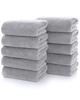 Набор полотенец для лица Light Hotel Soft для салона красоты Quick Beauty Commercial, идеально подходит для всех сезонов [Lumimi 10, серый, 3575 см] Пушистый, большой,