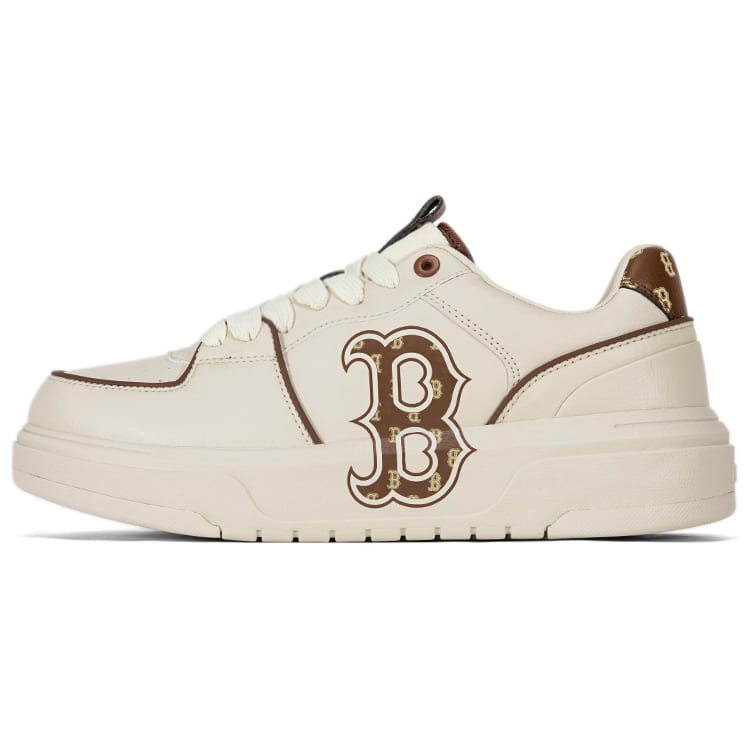 MLB Кроссовки для скейтборда Boston Low top с толстой подкладкой, унисекс, коричневые, 3ASXCLR3N-43BRS