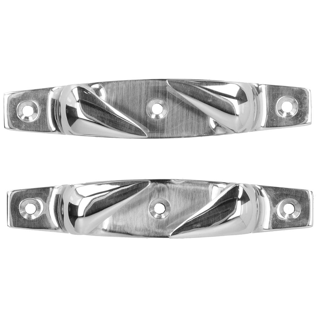 2 шт. 4,69-дюймовые швартовные утки для крепления на якоре, левые и правые, нержавеющая сталь 316, для морских лодок, яхт