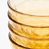 LOCK&LOCK Хрустальный Янтарный Набор Посуды из 6 Предметов