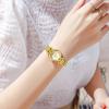 Cloth Surface Women'S Watch Niche High-End Sense Medieval Watch Women'S Waterproof Stainless Steel Quartz Watch