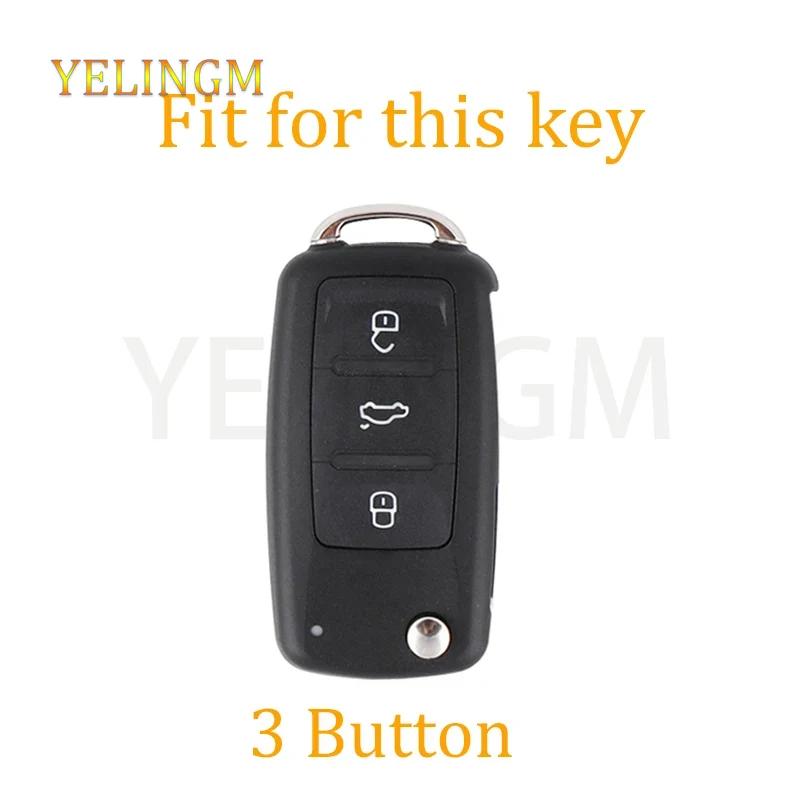 Чехол-обложка из ТПУ для автомобильного ключа для Vw Polo Jetta Tiguan Passat Golf Beetle Scirocco Skoda Octavia Fabia Seat Ibiza Leon Автоаксессуары