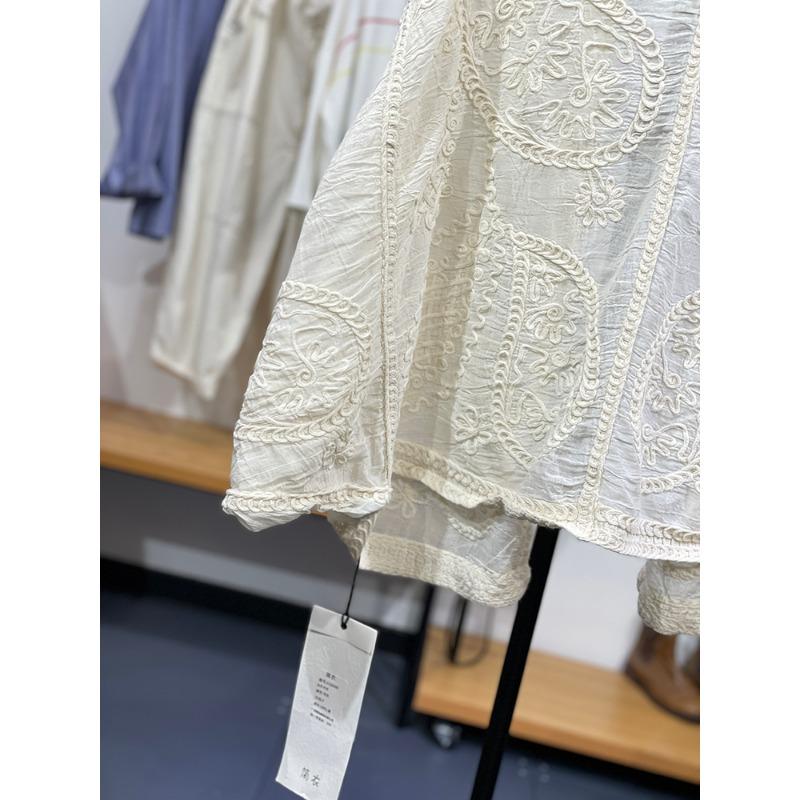 Dimanaf 2025 Summer Women Cardigan Lace T-Shirt Basic New Fashion Tops Lace Tees Casual Loose Tees