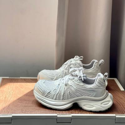 Четыре сезона сетка деконструкция сращивание папины кроссовки женские весна и лето новые толстоподошвенные дышащие легкие спортивные