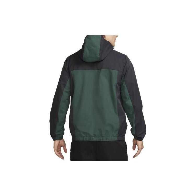 Nike Мужская куртка с капюшоном и вышитым пэчворком Air Force 2 Liverpool FC, верхняя одежда, черная FB2125-397