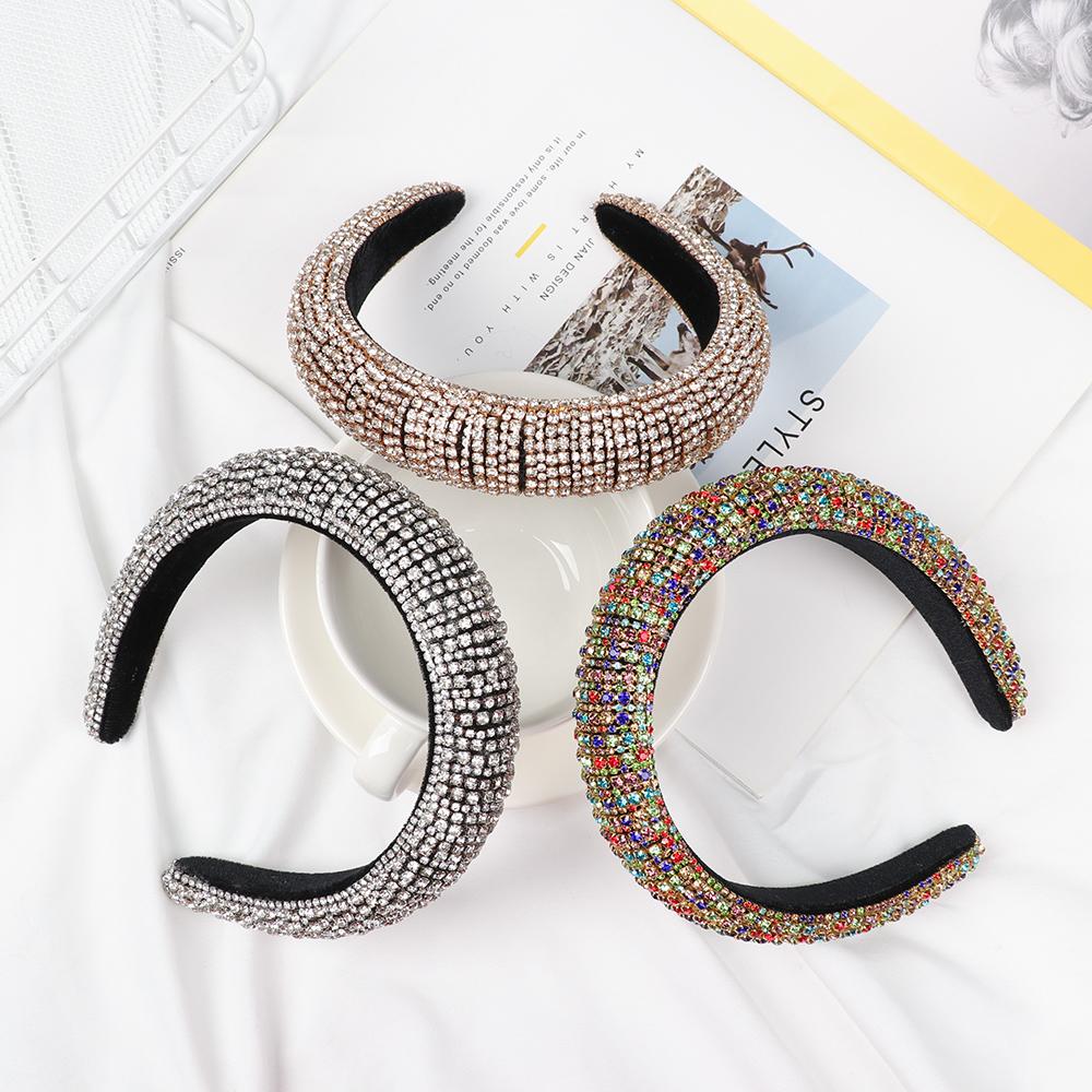 Роскошный обруч для волос повязка на голову со стразами жемчугом тиара в стиле барокко полностью из хрусталя свадебный головной убор