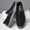 Versatile Mens Leather Loafers Non Slip Walking Flats Breathable Outdoor Male Slip On Casual Shoes Work Office Driving Sneakers