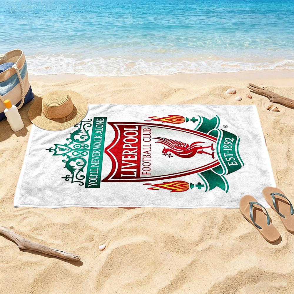 Liverpool Football Club Beach Towel Super Soft Microfiber Quickdry Fabric Comfortable Lightweight