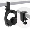 Aluminium Alloy Headphone Holder Headset Bracket Hanger Metal Wall Clamp Hook Adjustable Foldable Earphone Stand Desktop Mount