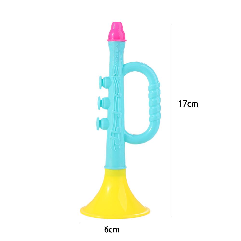 17CM Best Gift Children Kids Toy Baby Music Toys Plastic Trumpet Baby Horn Toy Kids Trumpet