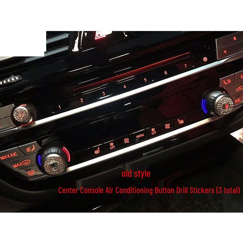 Наклейка на логотип автомобиля со стразами и бриллиантами для BMW 1/3/5 Серии, X1/X2/X3/X5