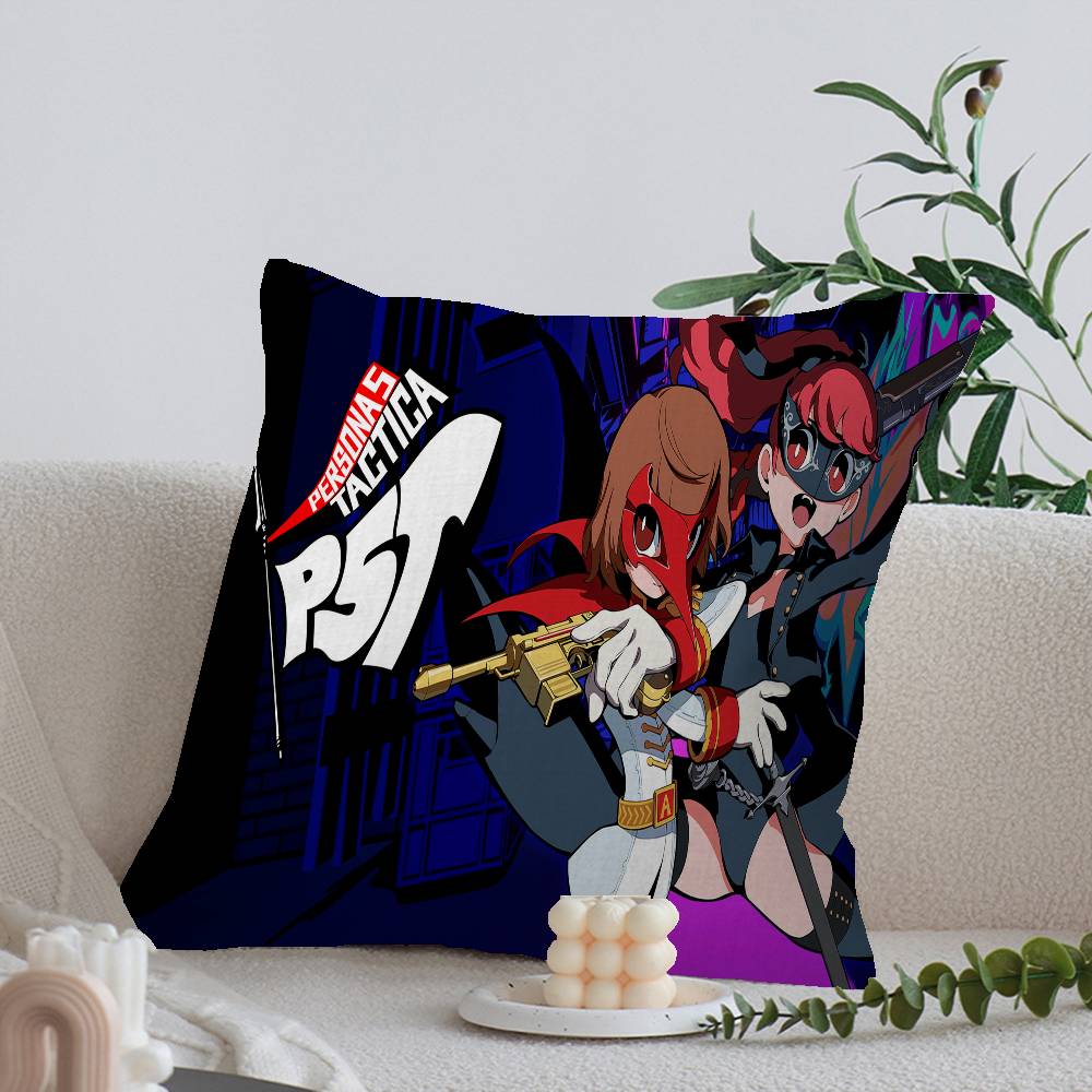 Persona 5 T-Tactica Наволочка Полиэстер Подушки для Дивана Декоративные Подушки-Пледы Украшение Дома Наволочка