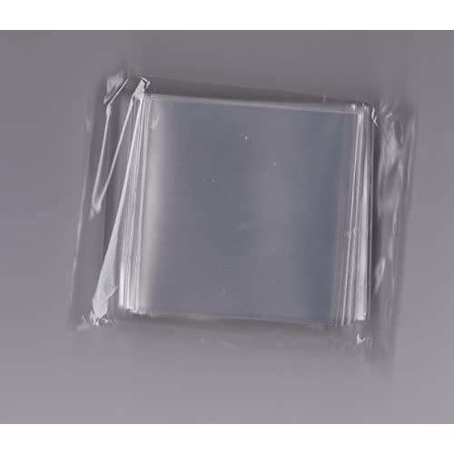 Универсальные протекторы для стикеров Bikkuriman, большие, 100 штук, прозрачный пластик, 54x54 мм