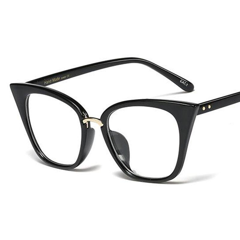 Модные Очки Cat Eye с Фильтром Синего Света TR90 Роскошный Бренд Элегантные Розовые Леопардовые Очки для Женщин Очки для Компьютерных Игр