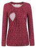 Damska Bluzka Do Karmienia Bordowa Bellybutton Maternity