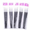 3Pcs 0/ 00/ 000 Miniature Paint Wolf Hair Professional Paint Brush For Art