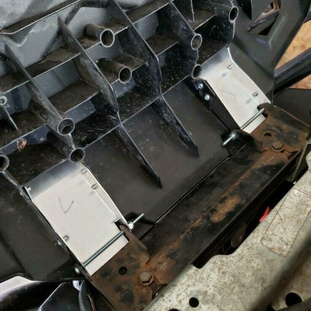 Front Storage Cover Replacement Lid Hinge Brackets Kit Aluminum For Polaris Sportsman 450 570 850 2015 2016 2017