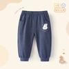 Children's casual pants 2024 autumn imitation jeans baby pants stylish boys and girls sports pants