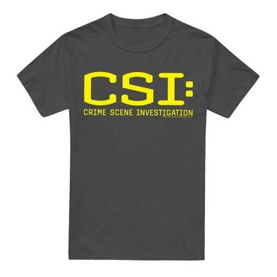 Унисекс футболка с логотипом CSI для взрослых