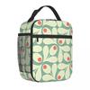 Orla Kiely Изолированная сумка для ланча Портативная простая пищевая коробка Многоразовый термохолодильник Ланч-бокс для школы