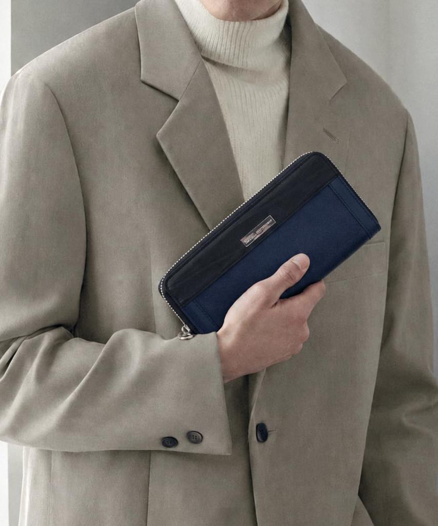 Morino Canvas Collaboration Long Large Brand Forces Popular [SEAL] Wallet, Men's Wallet, Waterproof, Capacity, Name, Self-Defense Canvas, MS-021RD