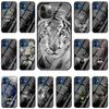 Модный чехол для телефона с изображением льва, волка, тигра для iPhone 11 Pro MAX, чехол для iPhone 12 13 Pro Max XR X XS 7 8 Plus SE, стеклянный корпус