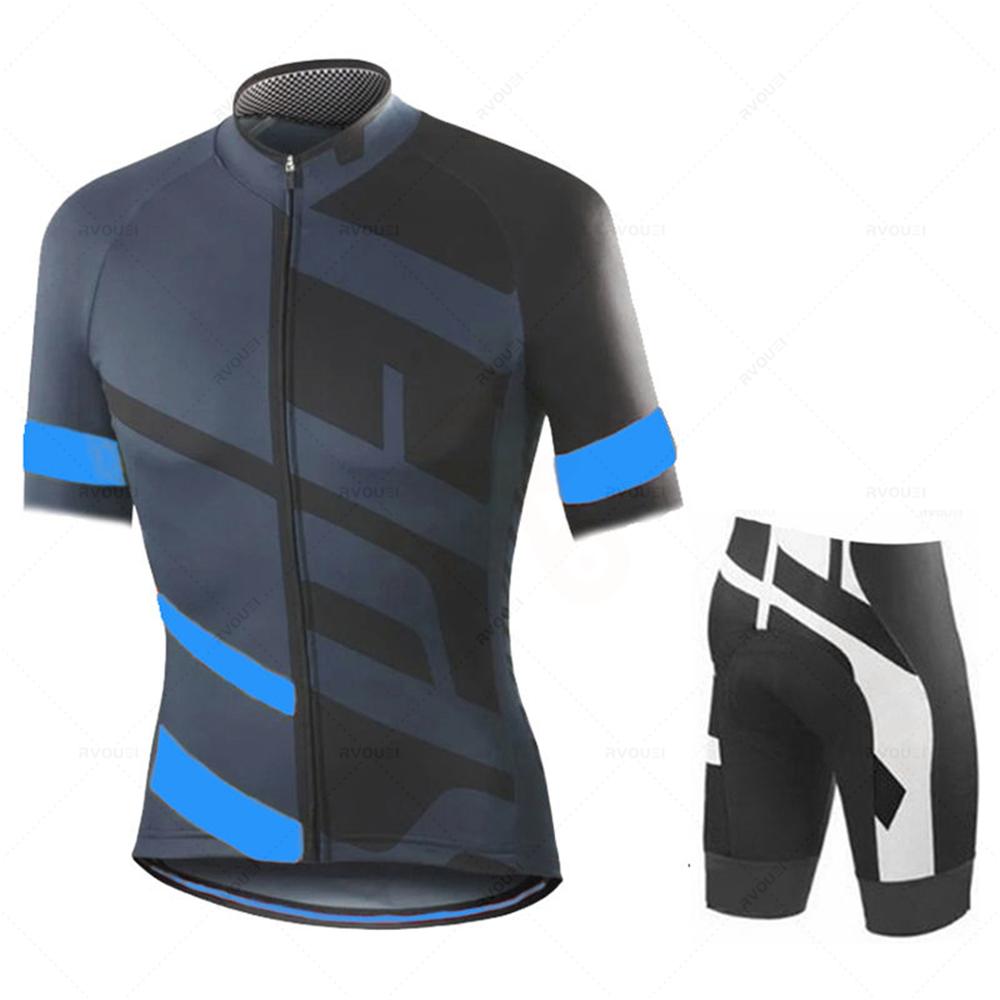 Дышащий Быстросохнущий 2024 Комплект Велоджерси Летняя Одежда Одежда для MTB Велосипеда Униформа Майо Ropa Ciclismo Мужской Велокостюм