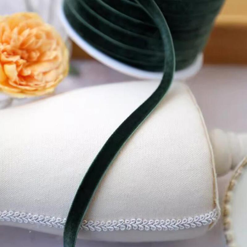 10 ярдов односторонней плюшевой ленты бархатной ленты DIY большой шерстяной шарик кружевное украшение аксессуар для волос материал