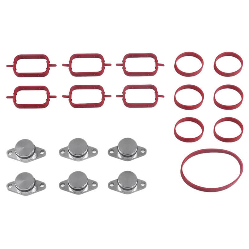 B07A-26Pcs Intake Manifold Seal Gasket Kit 11612246945 11617790198 For BMW 3 5 6 7 Series E61 E63 E70 E83 E90 E92 X3 X5 X6 Parts