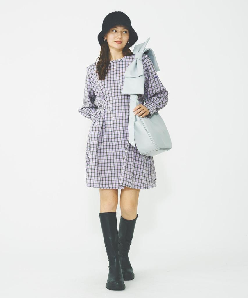 Milkfed Big Ribbon Tote Bag In Light Blue Women's