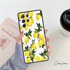 Летний тропический фруктовый чехол с лимоном для Samsung Galaxy S24 S25 S23 S22 Ultra Note 10 20 Plus S20 S21 FE
