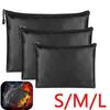 Square Fire Safe Storage Pouch High Temperature Resistant File Envelope Holder  Passport