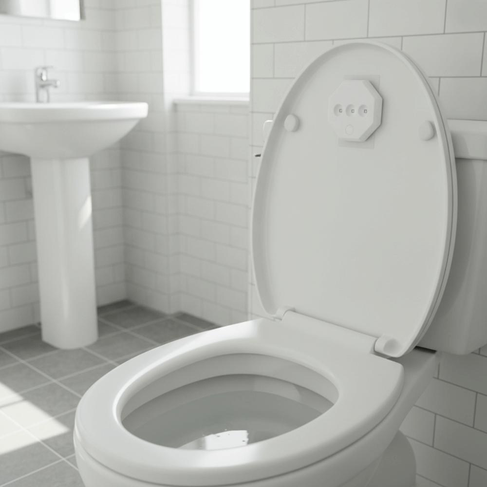 Wall-Mounted UV Toilet Sanitizer Hands-Free Toilet Sterilization Smart Toilet Cleaner Travels