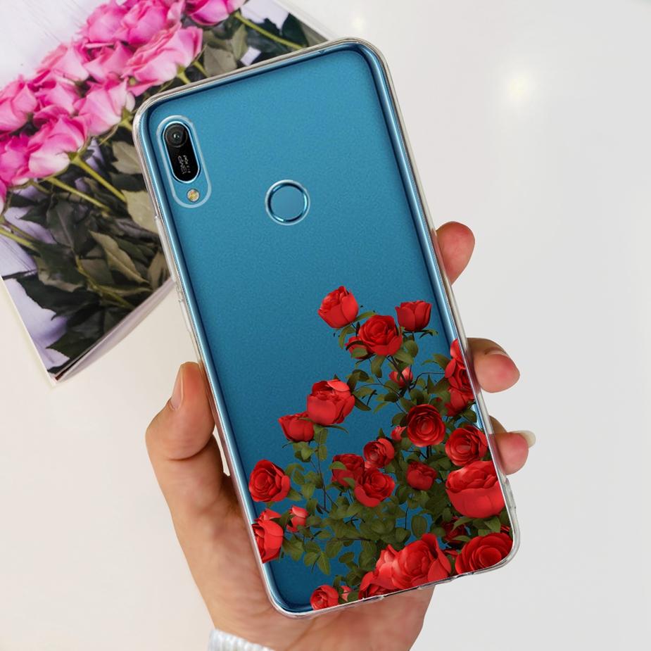 Чехол для Huawei Y6 2019 Y6 Prime 2019 Модный расписной чехол Прозрачный силиконовый чехол для телефона Для Huawei Y6s 2019 Y6 Pro 2019 Мягкий чехол