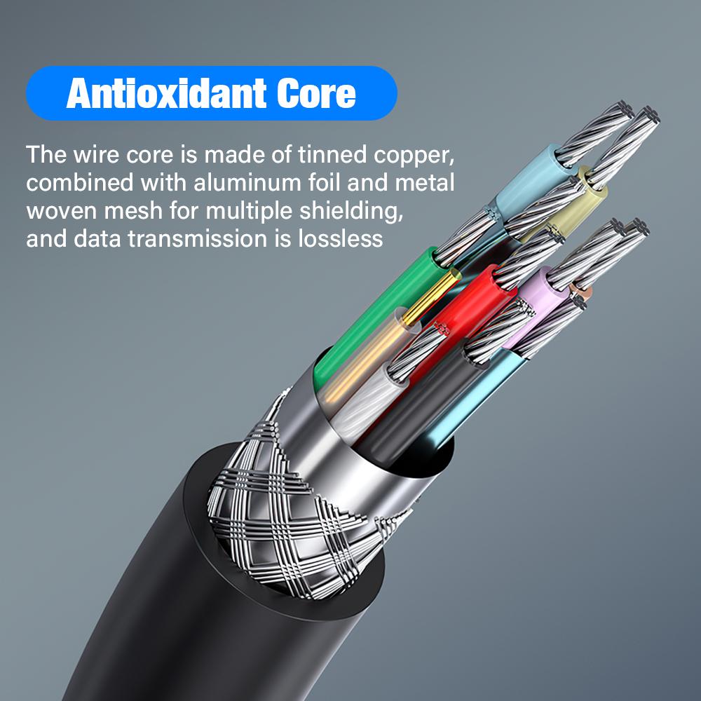 High Speed USB 3.0 Male to Male Extension Cable Type A 1M 2M for TV Box Hard Drive PC Laptop, Backward Compatible with USB 2.0