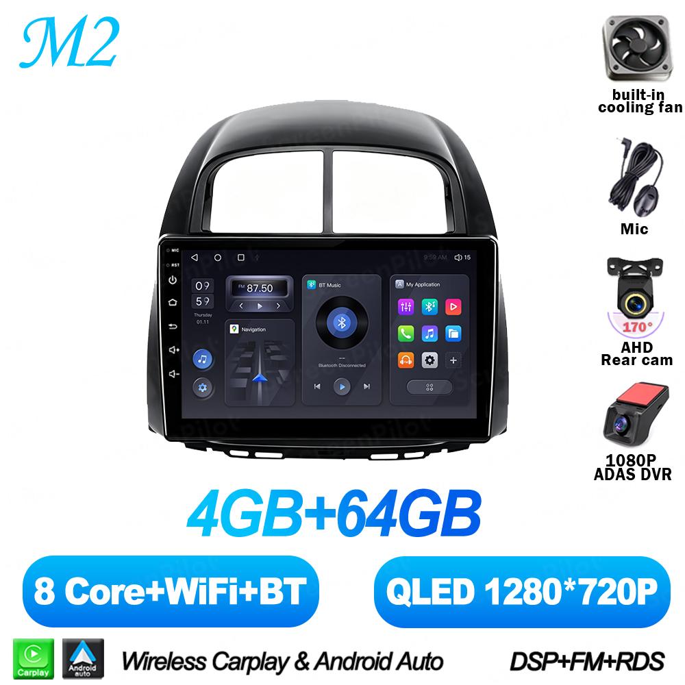 Android 16 For Toyota Passo Daihatsu Boon Sirion Subaru Justy Perodua Myvi Car Radio Stereo Head Unit 2K QLED 9 Inch 8 Core RDS