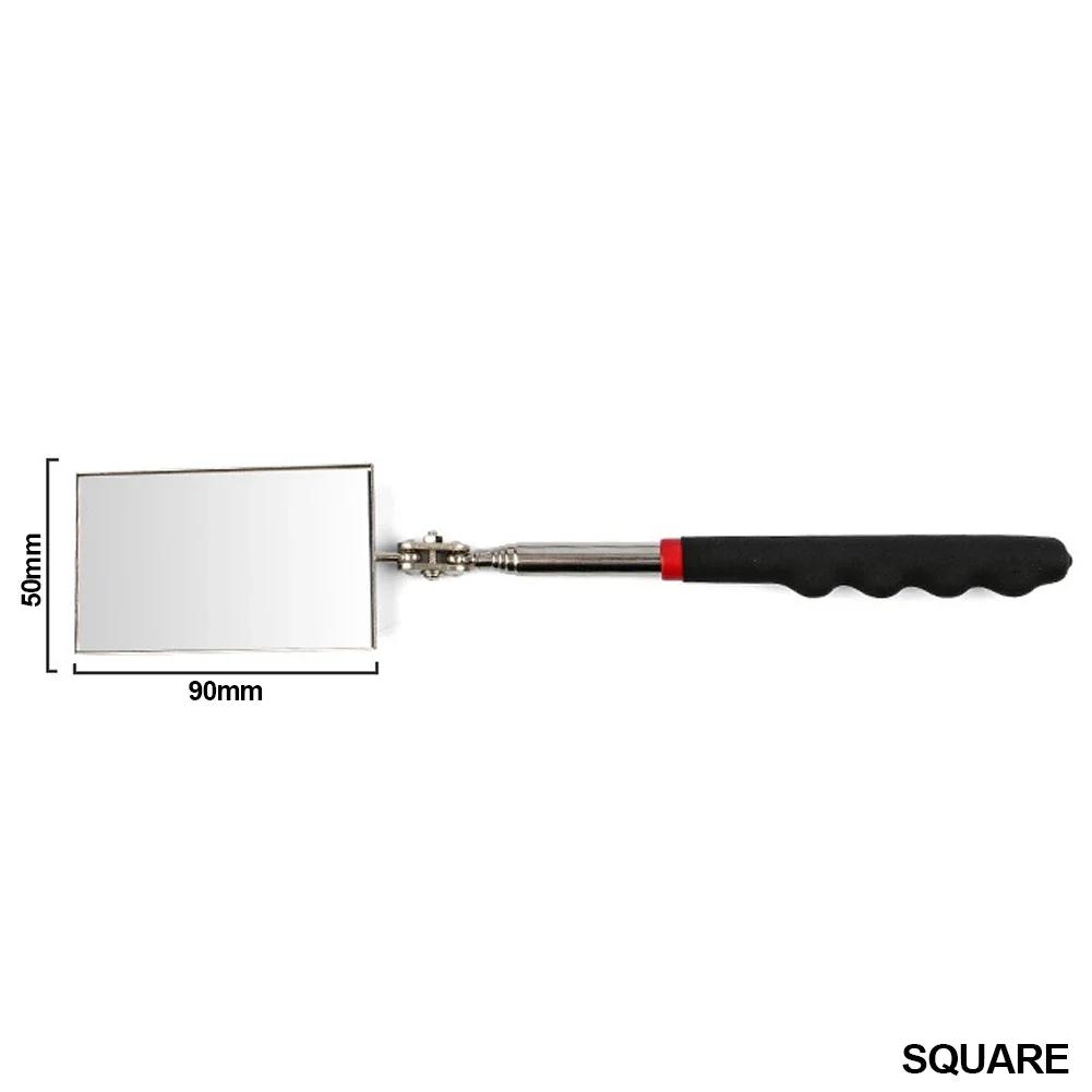 Портативное телескопическое гибкое смотровое зеркало со светодиодной подсветкой, регулируемое вращение на 360 градусов, автоматический ручной инструмент