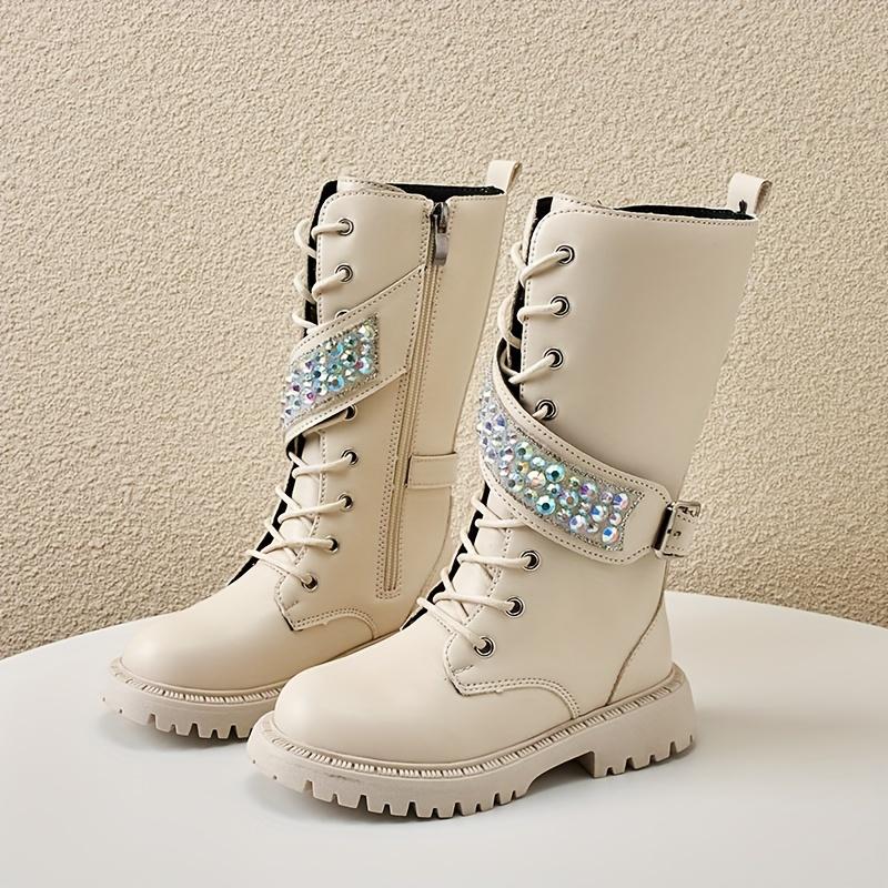 Autumn Winter Knee High Boots Girls Older Kids