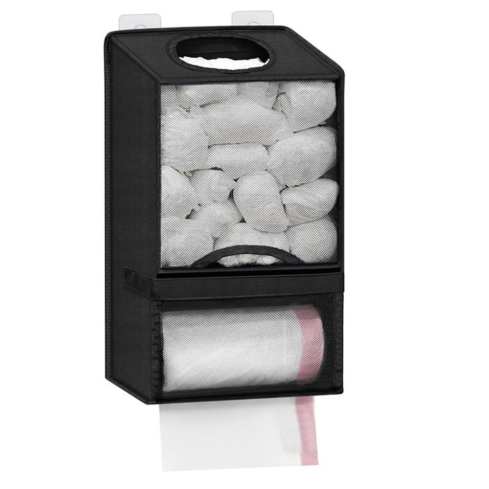 Large Capacity Plastic Bag Holder Non-woven Fabric Trash Bags Dispenser Shopping Bags