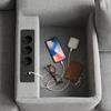 Встраиваемая сетевая розетка 3 розетки переменного тока Быстрая зарядка USB-A USB-C Встроенная розетка Настольный концентратор питания для настольного шкафа конференц-стола