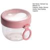 600ml Oatmeal Cup Visible Airtight Lid Thickened with Spoon Food Storage Portable Overnight Yogurt Milk