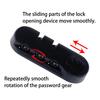 High Security Black Travel Luggage Lock with 3 Digit Combination Suitcase Security Lock for Suitcases and Backpacks