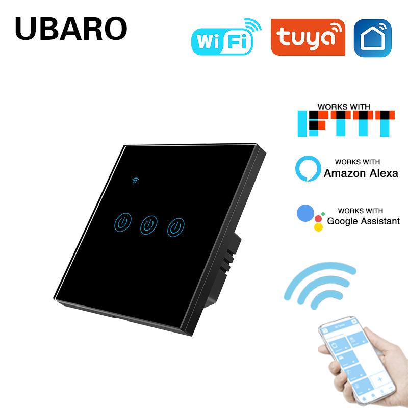 Умный выключатель Zero Fire Тип 86 Zigbee: Стальная или стеклянная панель, Пульт с голосовым управлением Alice.